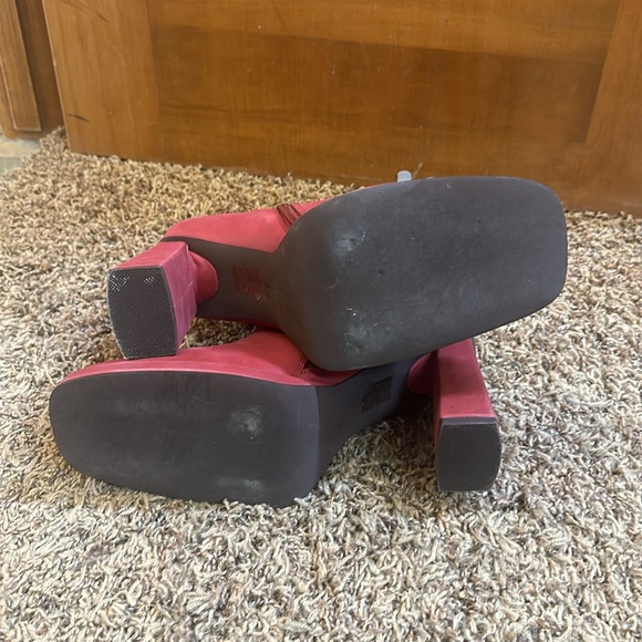 Red Jeffrey Campbell boots - Picture 4 of 6